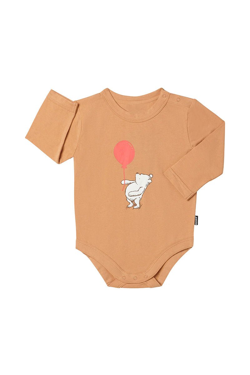BONDS DISNEY WINNIE THE POOH LONG SLEEVE BODYSUIT Red Balloon