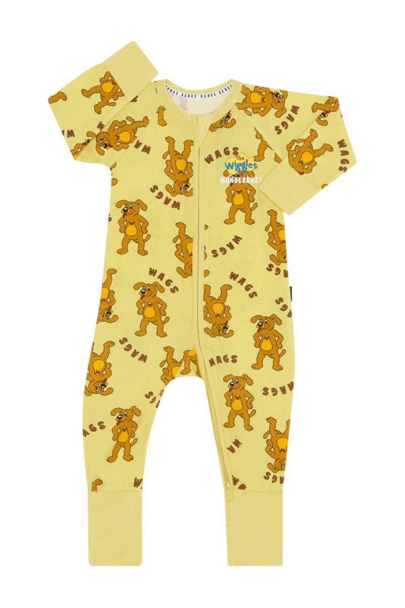 BONDS X THE WIGGLES ZIPPY WONDERSUIT LONG SLEEVE Wag's The Dog
