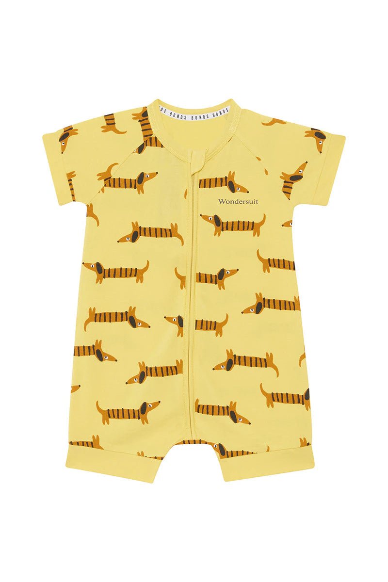 BONDS ZIPPY WONDERSUIT ROMPER SHORT SLEEVE Disco